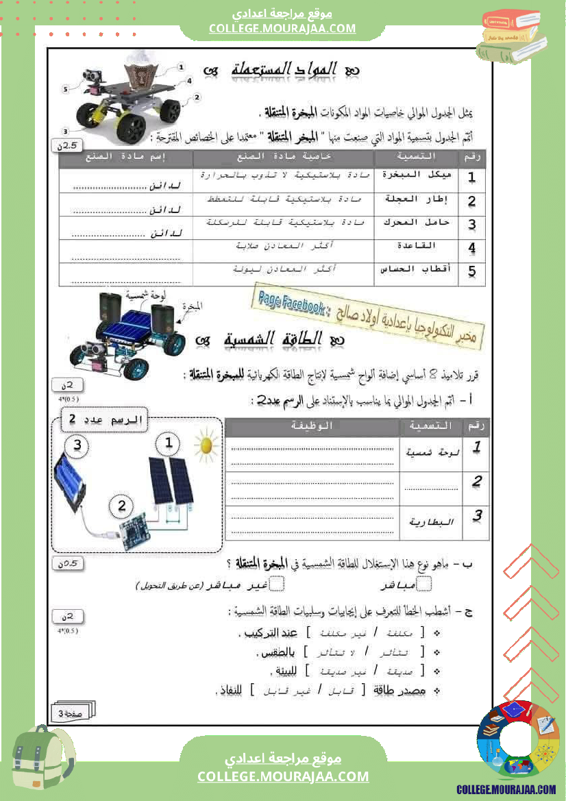 فرض_تأليفي_مستوى_الثامنة_التربية_التكنولوجية_الثلاثي_الثالث