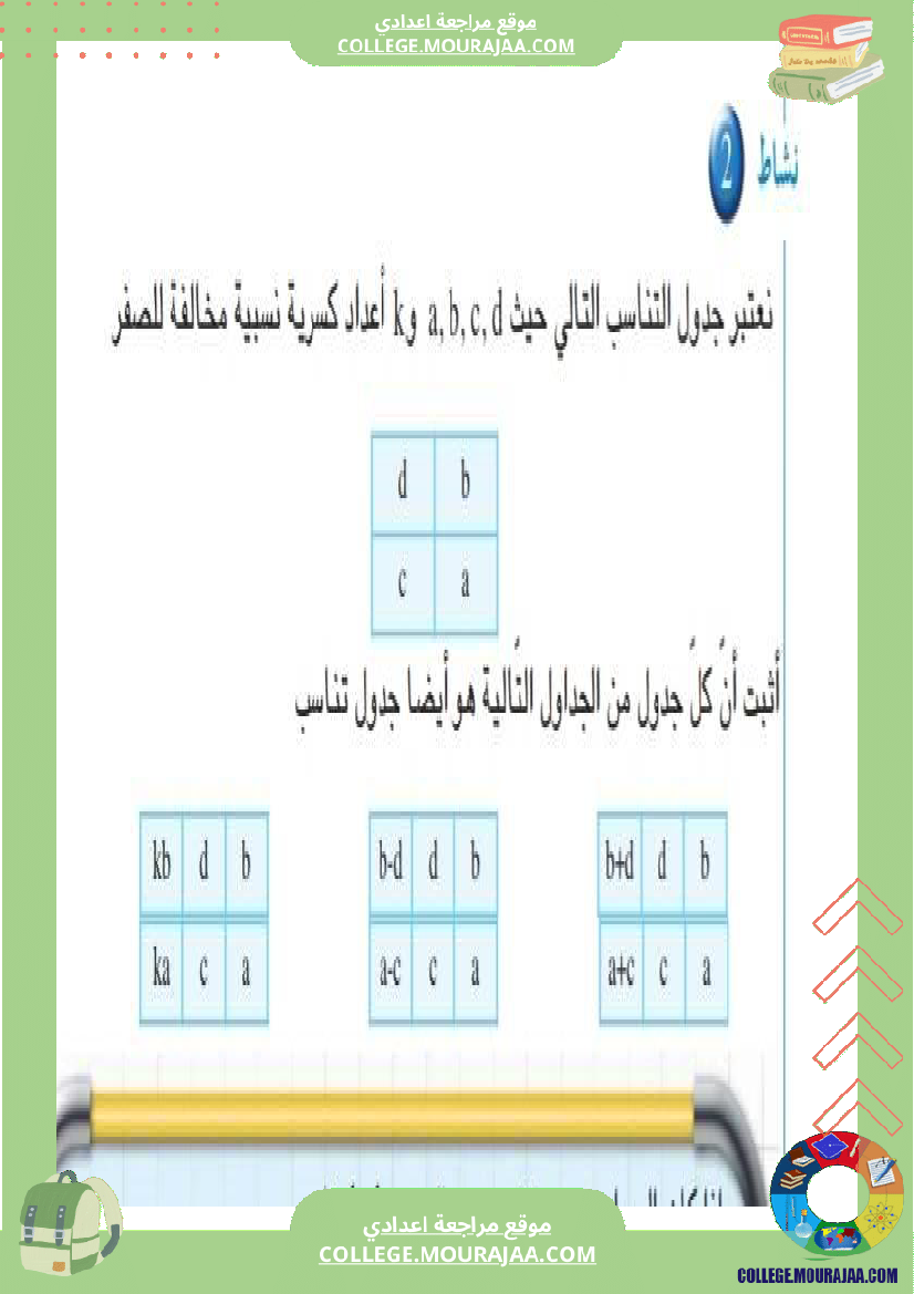 أ الثامنة نموذجي مراجعة رياضيات