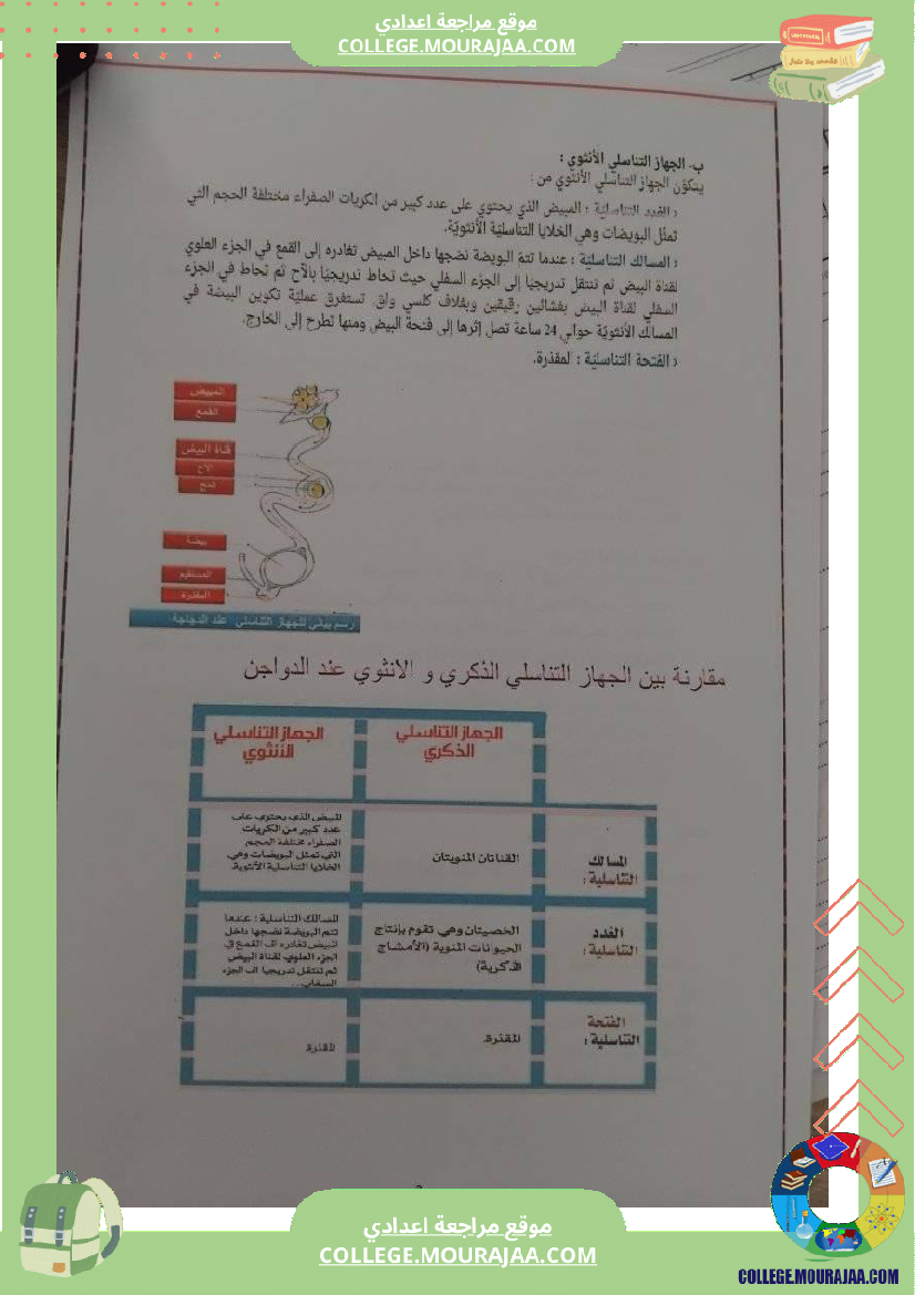 تلخيص_دروس_علوم_الحياة_والأرض_سنة_ثامنة_اساسي