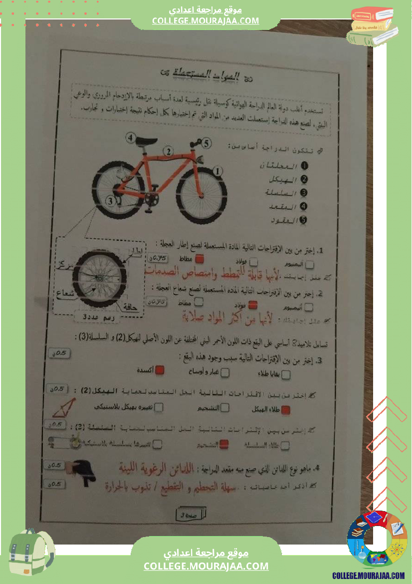 تربية تكنولوجية سنة ثامنة الطاقة المتجددة و امتحان للمراجعة