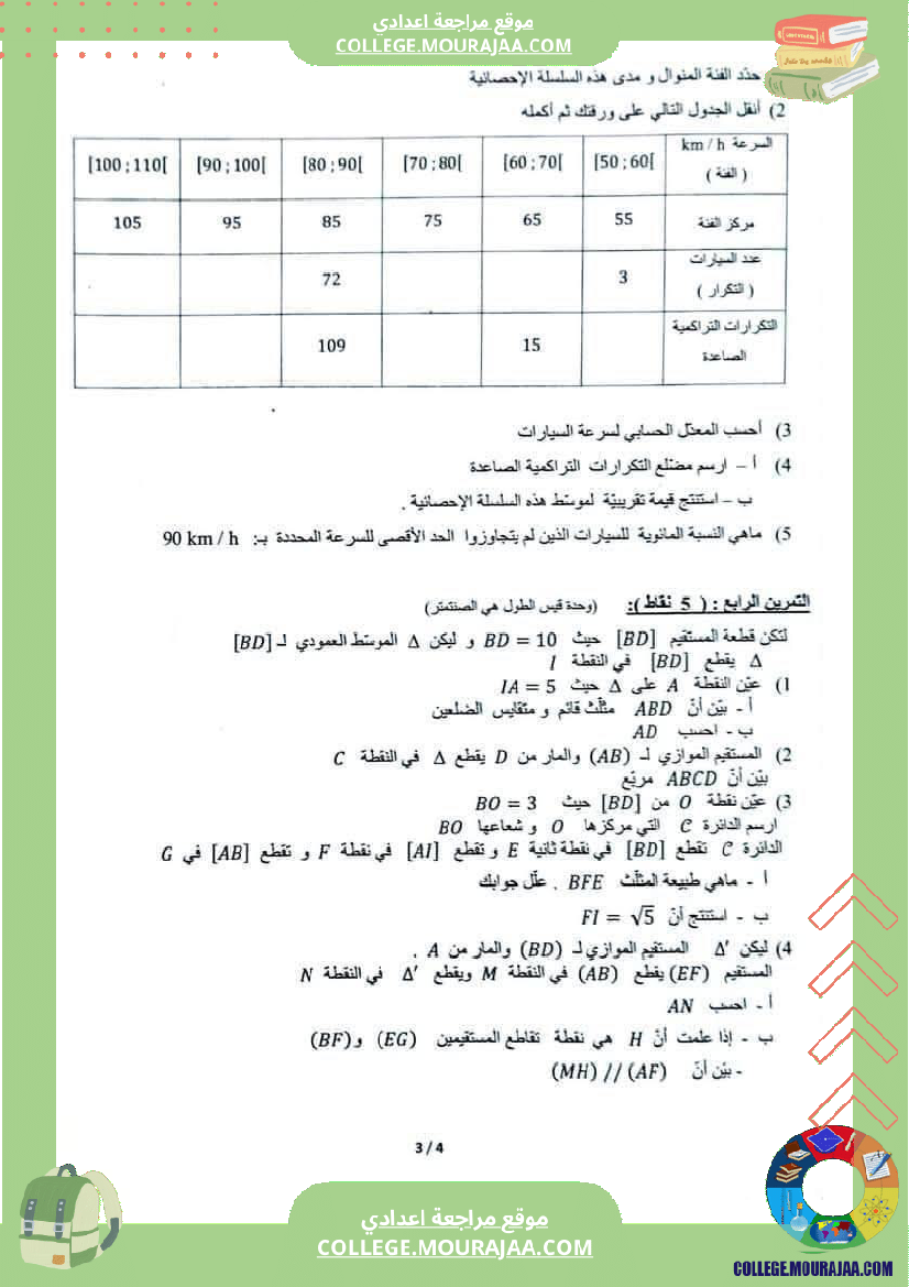 فرض_تأليفي_الرياضيات_التاسعة_الثلاثي_الثالث