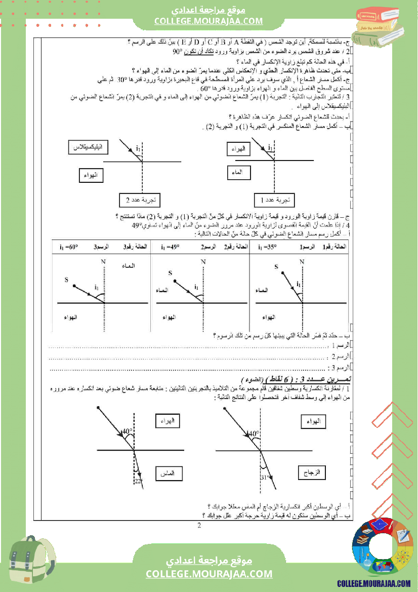 فرض_تأليفي_مستوى_التاسعة_العلوم_الفيزيائية_الثلاثي_الثالث