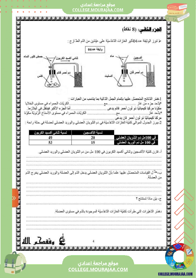 فرض_تأليفي_التاسعة_علوم_الحياة_و_الارض_الثلاثي_الثالث