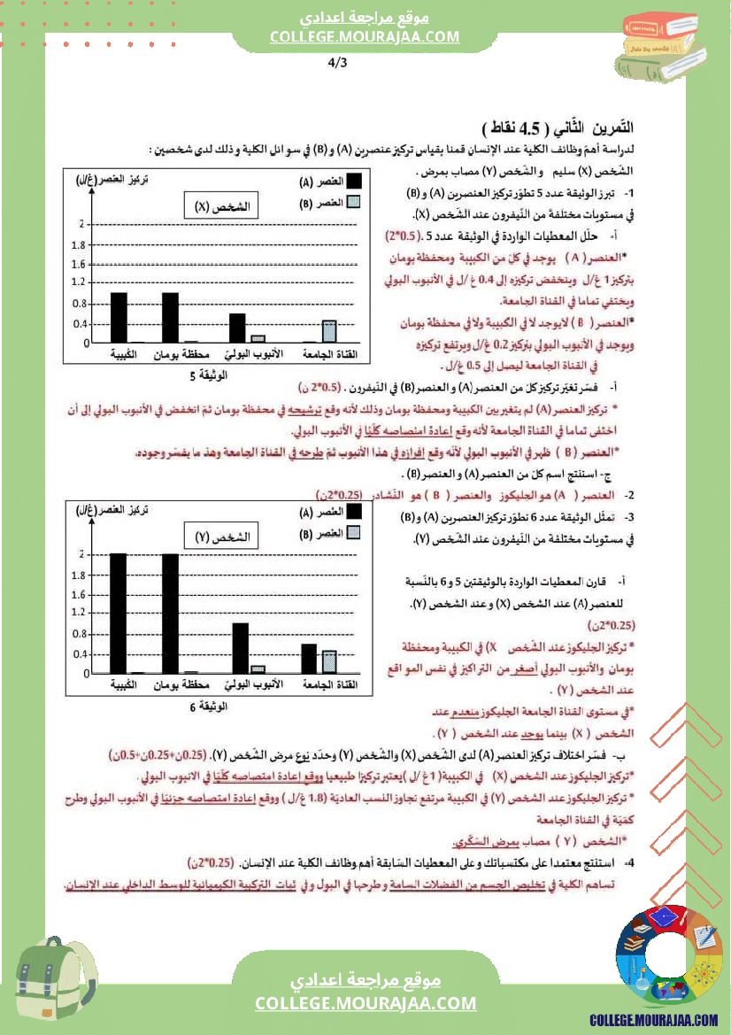 فرض_تأليفي_التاسعة_مادة_علوم_الحياة_و_الارض_الثلاثي_الثالث
