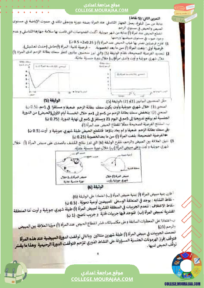 فرض_تأليفي_الثلاثي_الثالث_التاسعة_علوم_الحياة_و_الارض