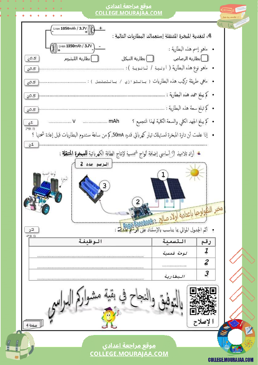 فرض_تأليفي_التاسعة_في_التربية_التكنولوجية_الثلاثي_الثالث