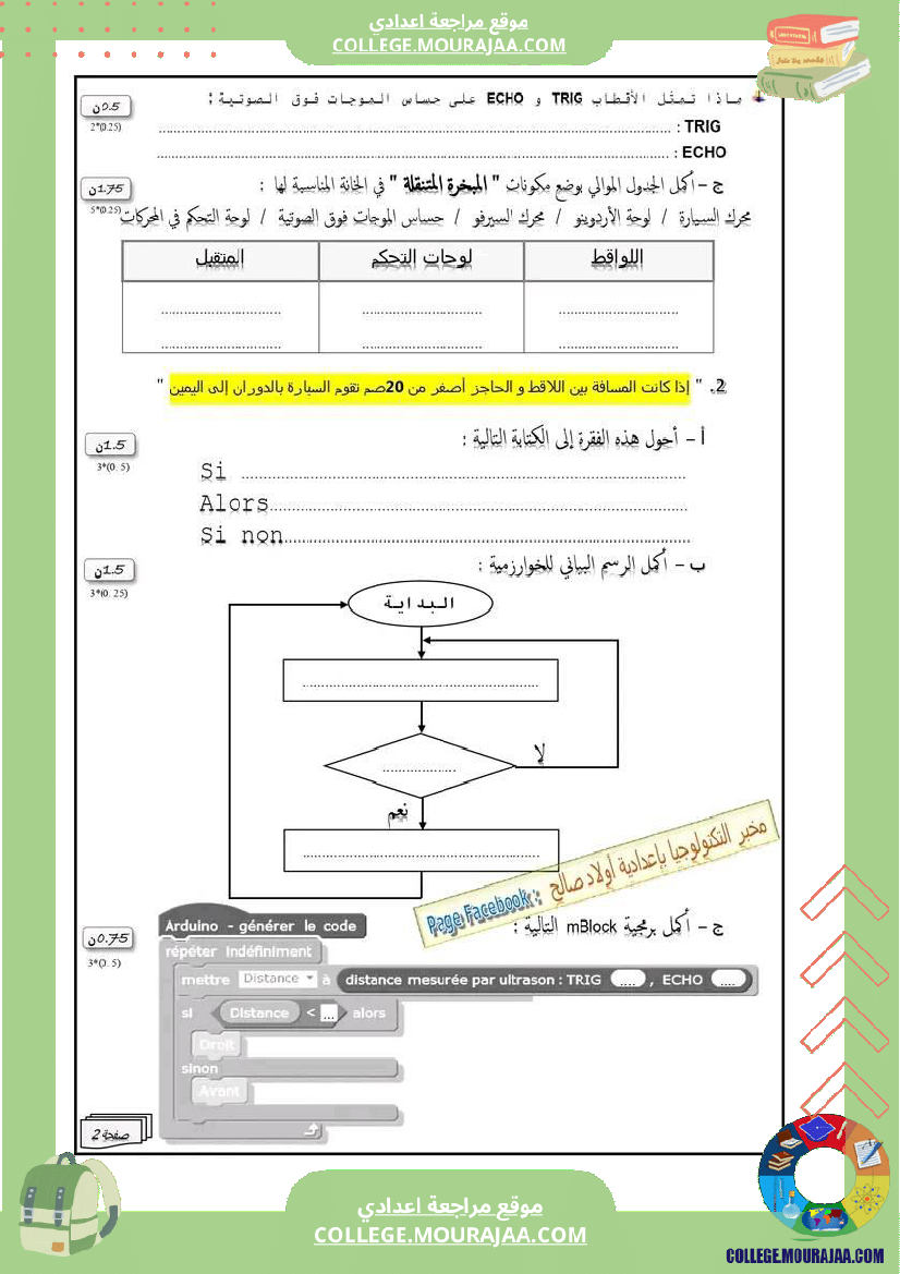 فرض_تأليفي_التاسعة_في_التربية_التكنولوجية_الثلاثي_الثالث