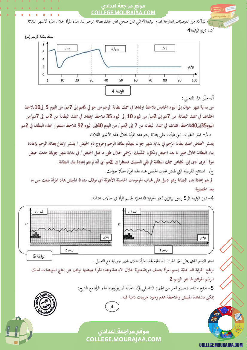 التاسعة اساسي المراجعة للمناظرة
