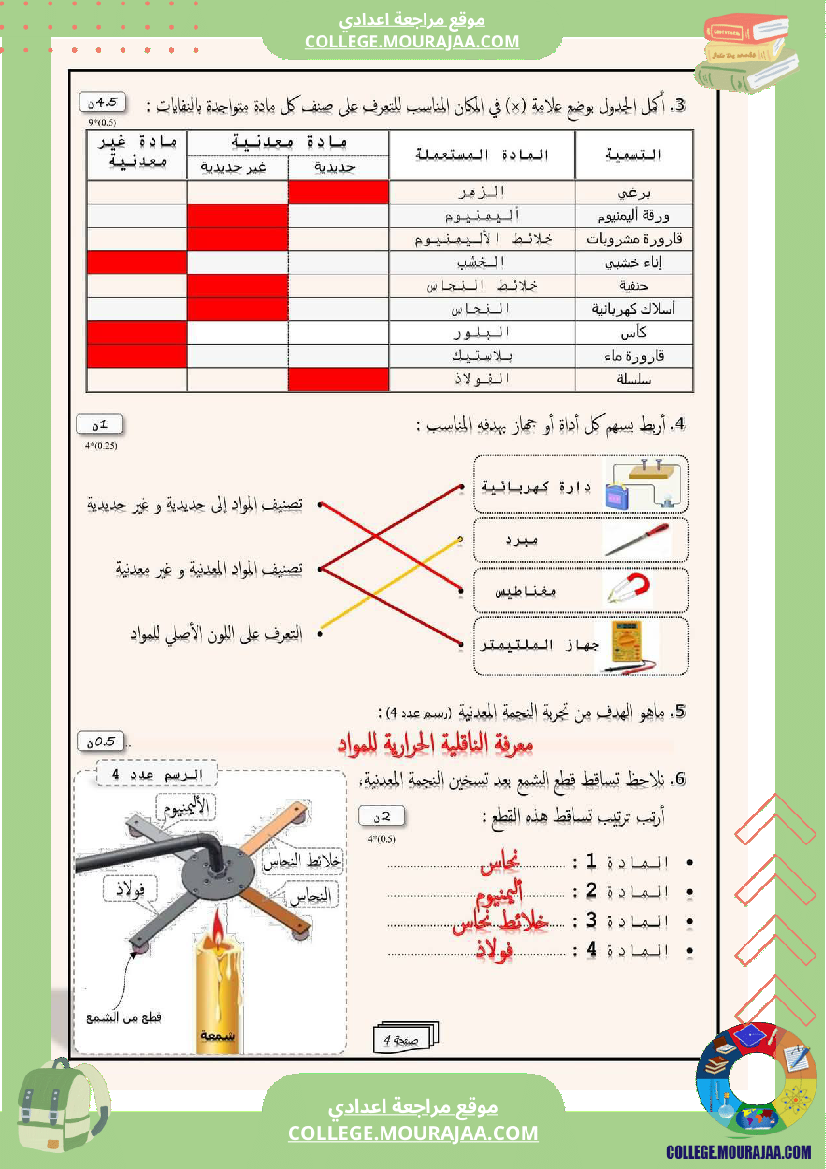 فرض_مراقبة_في_العلوم_الفيزيائية_سنة_السابعة_ثلاثي_ثالث