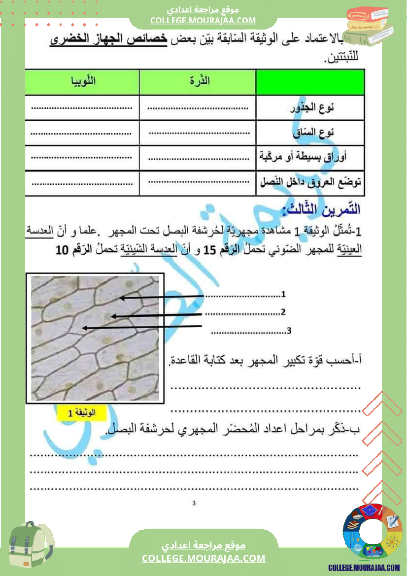 فرض_تأليفي_السابعة_علوم_الحياة_و_الارض_الثلاثي_الثالث