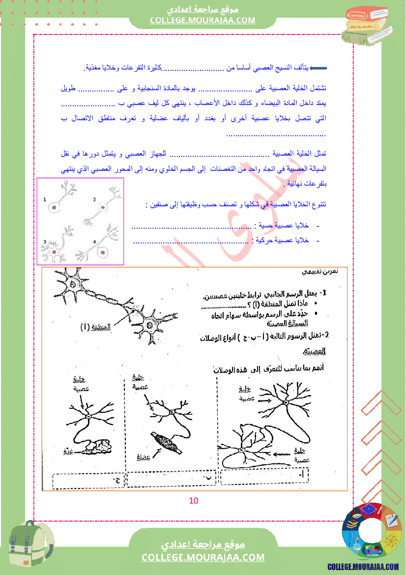 كراس علوم الحياة و الأرض سنة التاسعة