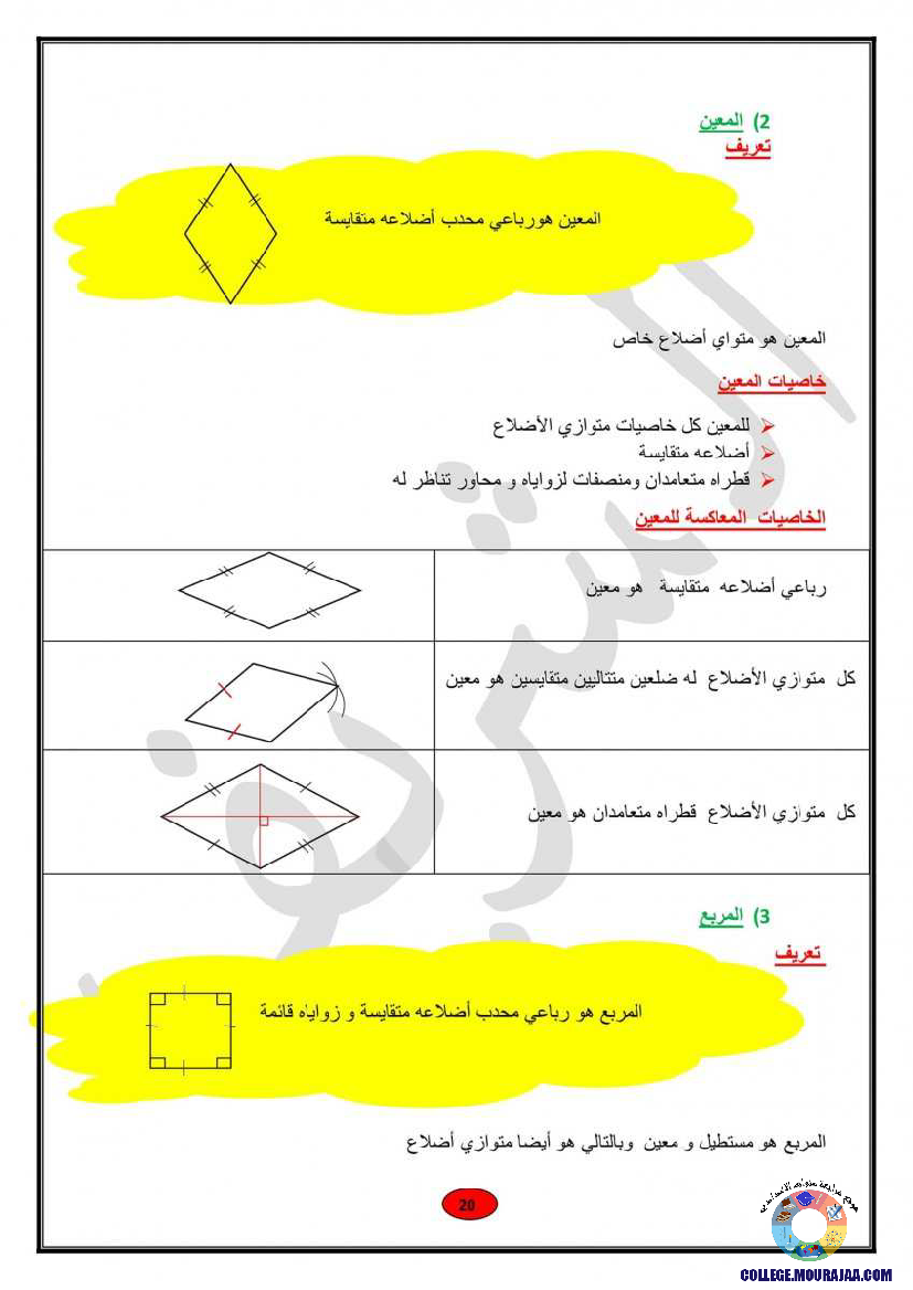 ملخصات_دروس_الهندسة_رياضيات_سنة_التاسعة