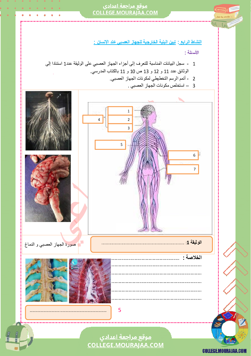 كراس علوم الحياة و الأرض سنة التاسعة